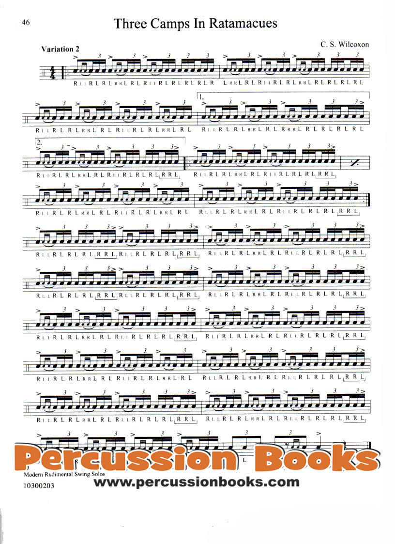 Modern Rudimental Swing Solos Sample 3